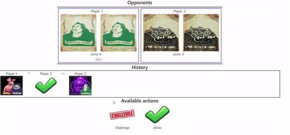 Gif animé qui montre un éblouissement sur les cartes pendant l'événement de perte d'influence.